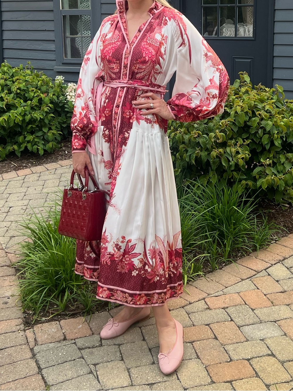 Zimmerman Floral Print 100% silk dress